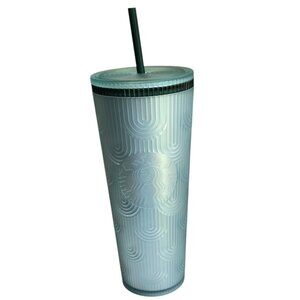 Starbucks Collectible Rainbow Tumbler Seafoam Green Venti Cup New Cold Coffee‎